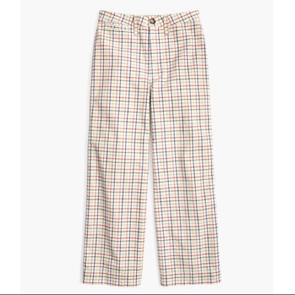 madewell windowpane pants